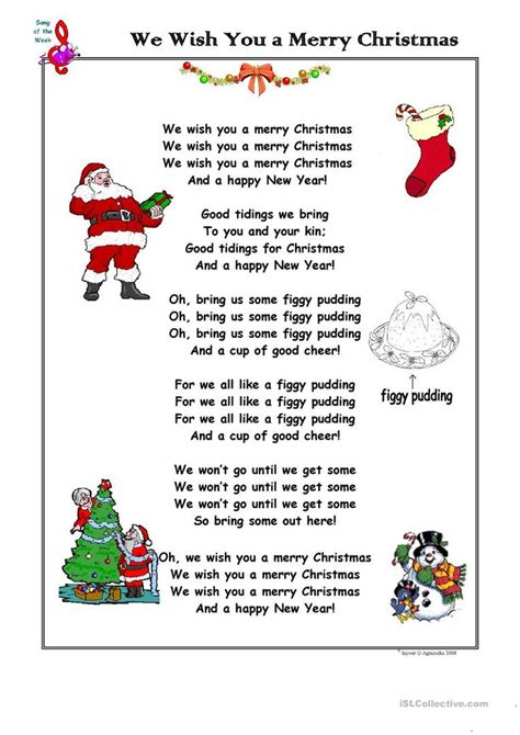 lyrics merry merry christmas|we wish you a merry christmas original lyrics.